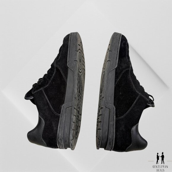 Louis Vuitton LV Trainer Sneakers  Black Suede Mens 9 LV 10.5 US Authentic - Picture 2 of 10